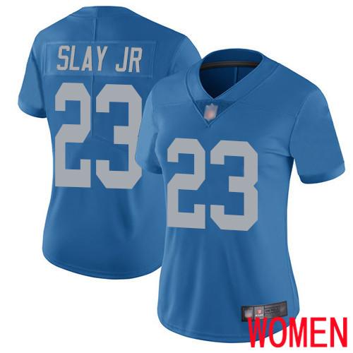 Detroit Lions Limited Blue Women Darius Slay Alternate Jersey NFL Football #23 Vapor Untouchable